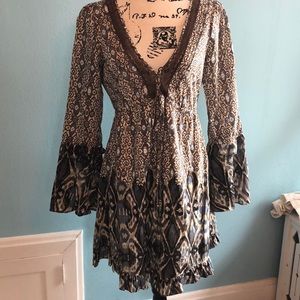 Boho mini dress by Sanctuary size small